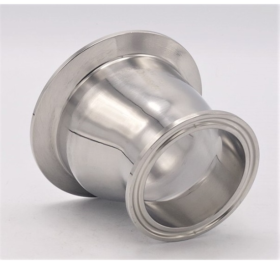 Reduction excentric, clamp | DN65/50