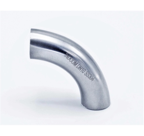 Stainless steel welded elbow 90° DN10 (12 x 1,5 mm)N 10 seamless bend