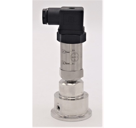 Relative pressure transmitter with separating membrane