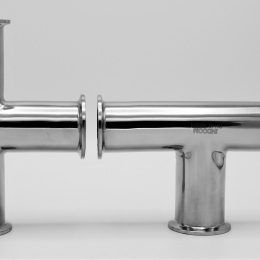 T Piece, clamp DN40, stainless steel