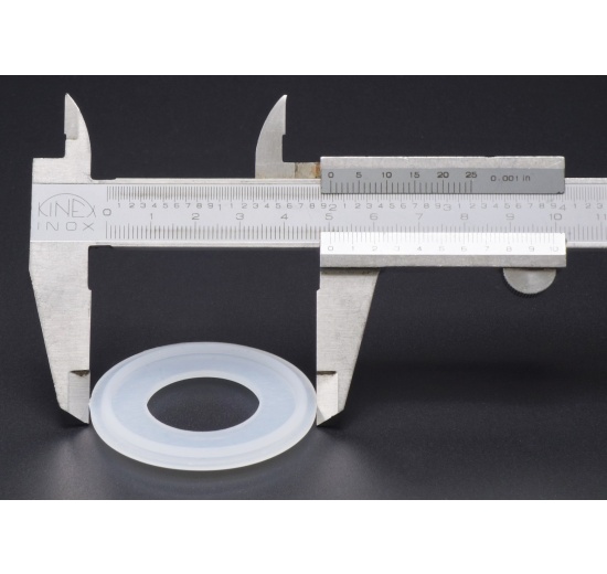 clamp silikonové těsnění DN 25 - talířek 50,5 mm