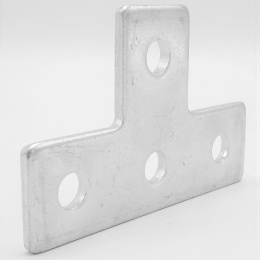 T-shaped beam coupling galvanized, anchor and mountich system