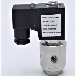 Stainless Steel Solenoid Valve 3/2, G 1/8" DC24V, NC