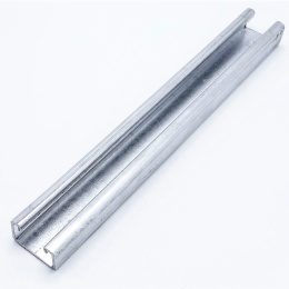 Solid galvanized mounting beam