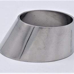 Eccentric reducer, welding, short DN65/50