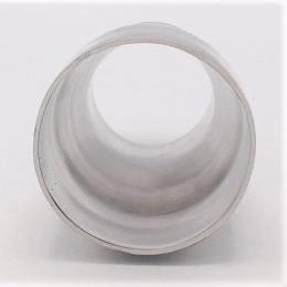 Concentric reducer, welding S-S, long DN 65/50, stainless steel