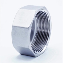 Stainless steel end cap, female thread, type 326
