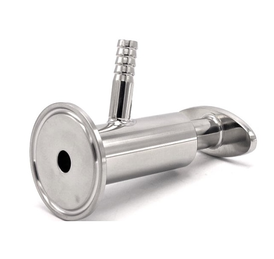 Stainless steel sampling valve, clamp connection DN25