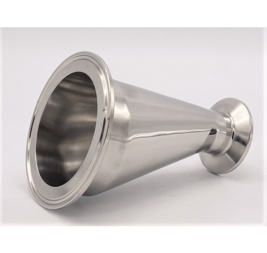 Reduction excentric, clamp | DN65/25