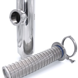 Tubular filter, CLAMP connection DN65 (collar clamp 91mm)