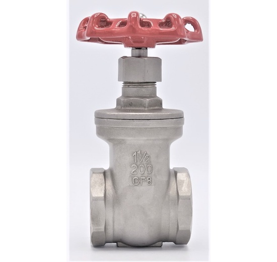 Stainless steel gate valve 1 1/2”