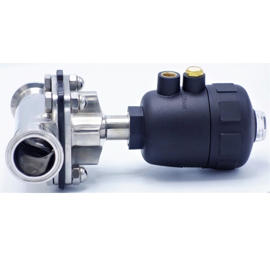 Pneumatically Operated Diaphragm Valve, CLAMP Connection DN40