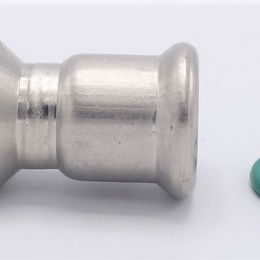 Pressing Reducer Stainless Steel / internal thread (threaded adapter) |18 mm_1/2"