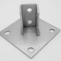 Anchor Foot Square Galvanized, Saddle Holder 150x150 mm