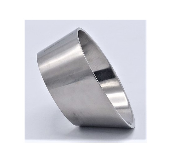 Eccentric reducer, welding, short DN65/50