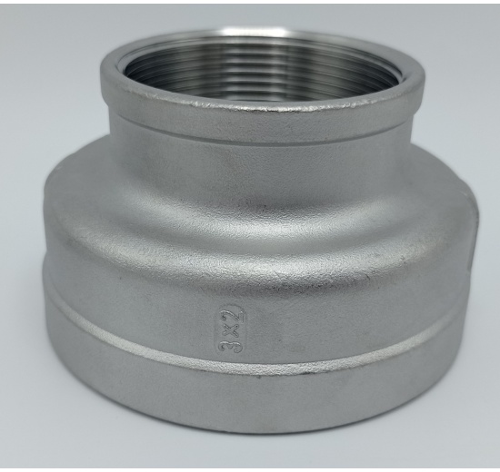 stainless steel  Threaded reducer F/F / reduced socket / type 335, 3"x2"