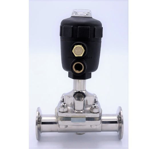 Pneumatically Operated Diaphragm Valve, CLAMP Connection