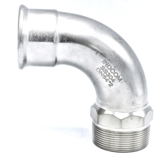 Elbow 90°, Press Fittings / external thread