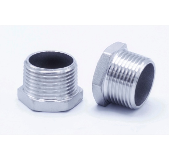 Stainless steel threaded end cap with hexagon type 330 | 3/4"