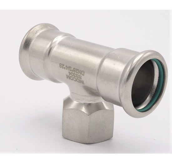 T-kus, lisovací F/F(závit vnitřní)/F 28_3/4"_28