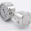 Stainless Steel Pressure Gauge with Separating Diaphragm-CLAMP, Dial 63 mm 0-10 bar, (clamp-50,5mm)