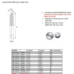 Blind End Cap for Clamp Joint