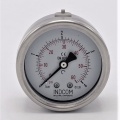 Stainless steel pressure gauges - the back (coaxial) connection 0 - 4 bar 1/4”