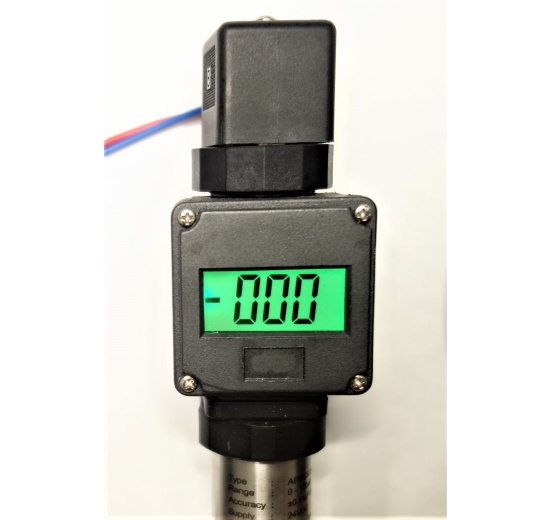Display for pressure sensors, green light