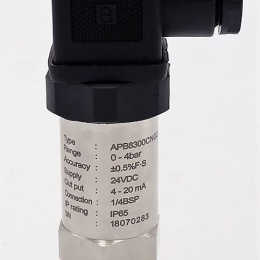 Relative pressure transmitter, 1/4" BSP, 24VDC for Relativ pressure 0-4 bar