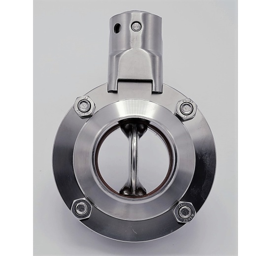 Stainless steel butterfly valve, welded type S-S | DN50