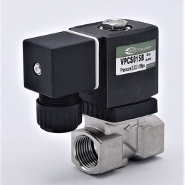 Stainless Steel Solenoid Valve 2/2, G 1/2"DC 24V, NC