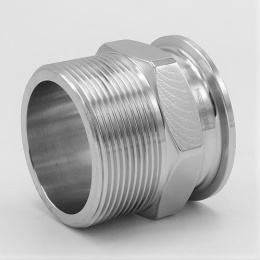 Stainless steel Clamp Threaded Adapter DN50_Outer Thread 2"(K64)