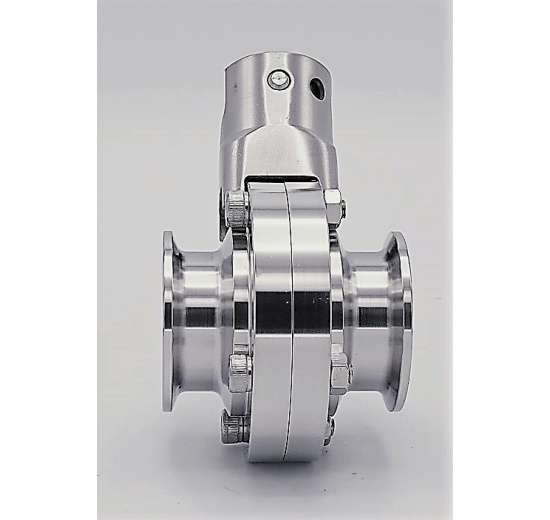Stainless steel butterfly valves, CLAMP type C-C DN25 (collar 50.5mm)