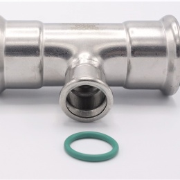 T Piece, Press Fittings, reduced F/F/F 42_22_42