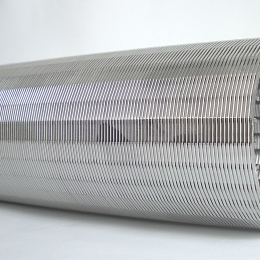 Cylinder Sieve - Wedge Wire Screen | OD 100 mm, screen 0.5 mm