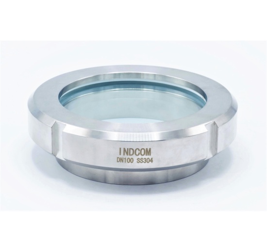 Union sight glass, welded S-S DN100 (104x3mm)