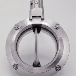 Butterfly Valve stainless steel, Welded, type S-S DN100