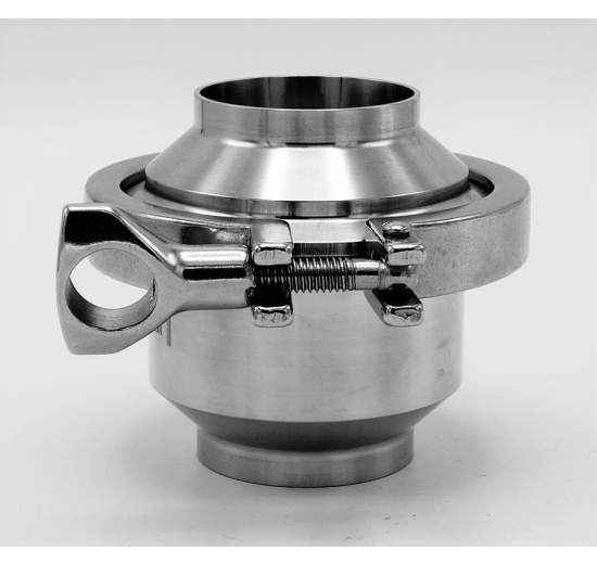 check valve, welded type DN50, stainless steel