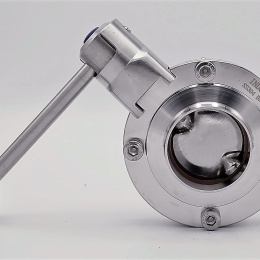 Stainless steel butterfly valve, welded type S-S | DN50