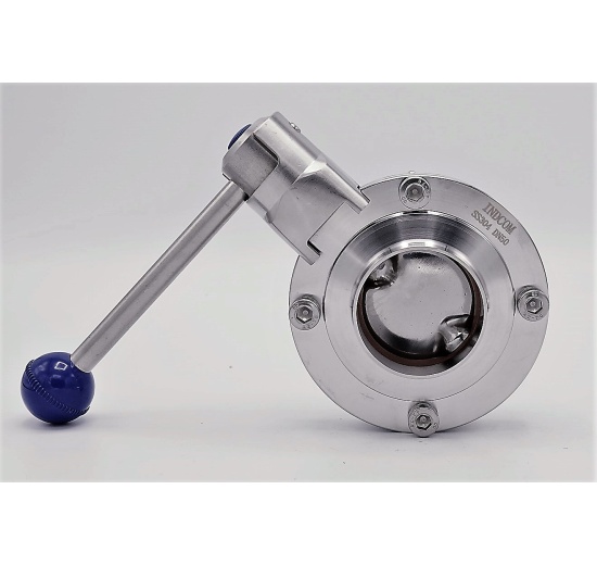 Stainless steel butterfly valve, welded type S-S | DN50