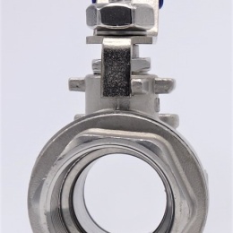 Stainless steel ball valve with full bore, two- piece | 1”