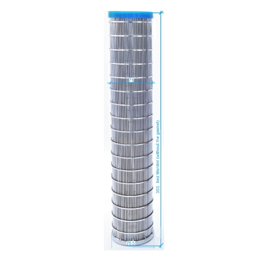 Filtration slotted sieve 0,5 mm for filter DN50