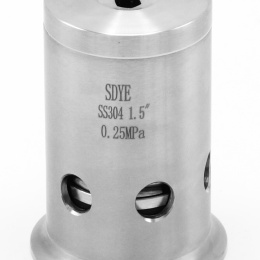 Safety valve 0-2,5 bar_CLAMP connection 50.5 mm