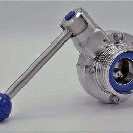 Stainless Steel Butterfly Valve, Threaded, type G-G DN32