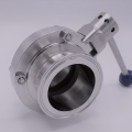 Stainless steel butterfly valves, CLAMP type C-C | DN65(K91)