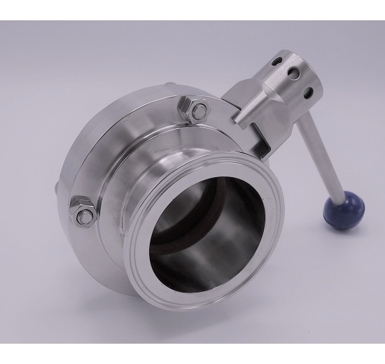 Stainless steel butterfly valves, CLAMP type C-C | DN65(K91)