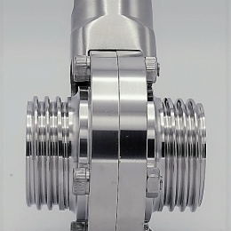 Stainless Steel Butterfly Valve, Threaded, type G-G DN20