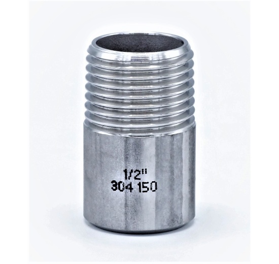Nipple / Welding Nipple / Type 308 1/2", stainless steel fittings