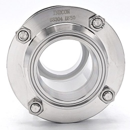 Straight Sight Glass, Clamp C-C, DN50 (clamp collar 64mm)