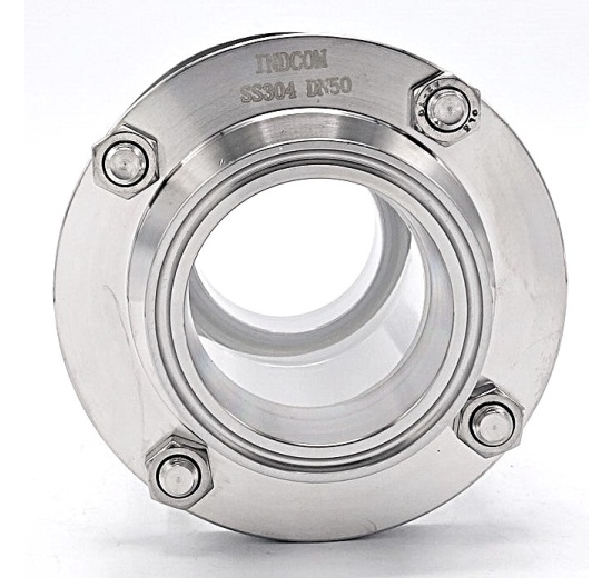 Straight Sight Glass, Clamp C-C, DN50 (clamp collar 64mm)